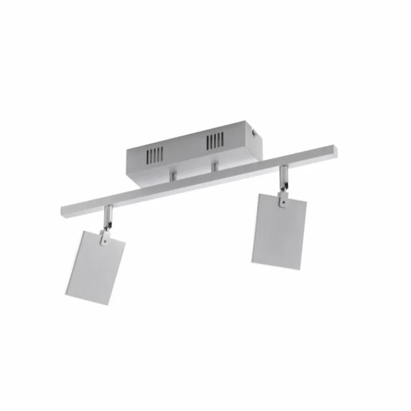 Luminaires Paul Neuhaus Plafonnier Paul Neuhaus PURE-MIRA LED Aluminium, 2 lumières, Télécommandes* Éclairage Led