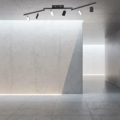 Luminaires Paul Neuhaus Plafonnier Paul Neuhaus PURE-MIRA LED Noir, 6 lumières, Télécommandes* Éclairage Led