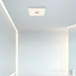 Luminaires Paul Neuhaus Plafonnier Paul Neuhaus PURE-NEO LED Aluminium, 5 lumières, Télécommandes* Éclairage Led