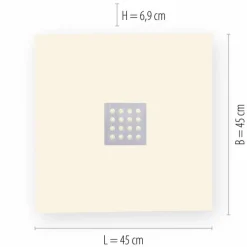 Luminaires Paul Neuhaus Plafonnier Paul Neuhaus PURE-NEO LED Aluminium, 5 lumières, Télécommandes* Éclairage Led