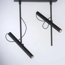 Luminaires Paul Neuhaus Plafonnier Paul Neuhaus PURE-TUTUA LED Noir, 2 lumières* Éclairage Led