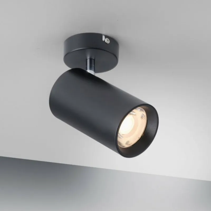 Luminaires Paul Neuhaus Plafonnier Paul Neuhaus PURE-TECHNIK LED Noir, 1 lumière* Éclairage Led