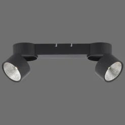 Luminaires Paul Neuhaus Plafonnier Paul Neuhaus PURE-NOLA LED Noir, 2 lumières* Éclairage Led