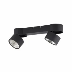 Luminaires Paul Neuhaus Plafonnier Paul Neuhaus PURE-NOLA LED Noir, 2 lumières* Éclairage Led