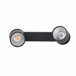 Luminaires Paul Neuhaus Plafonnier Paul Neuhaus PURE-NOLA LED Noir, 2 lumières* Éclairage Led