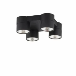 Luminaires Paul Neuhaus Plafonnier Paul Neuhaus PURE-NOLA LED Noir, 4 lumières* Spots Et Projecteurs