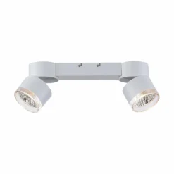 Luminaires Paul Neuhaus Plafonnier Paul Neuhaus PURE-NOLA LED Blanc, 2 lumières* Spots Et Projecteurs
