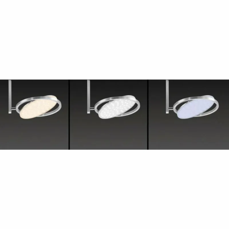 Paul Neuhaus Q-Serie Plafonnier Paul Neuhaus Q-Orbit LED Aluminium, 1 lumière, Télécommandes