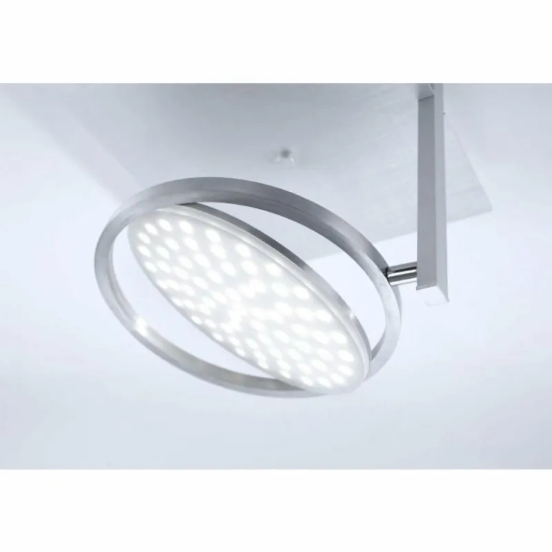 Paul Neuhaus Q-Serie Plafonnier Paul Neuhaus Q-Orbit LED Aluminium, 1 lumière, Télécommandes
