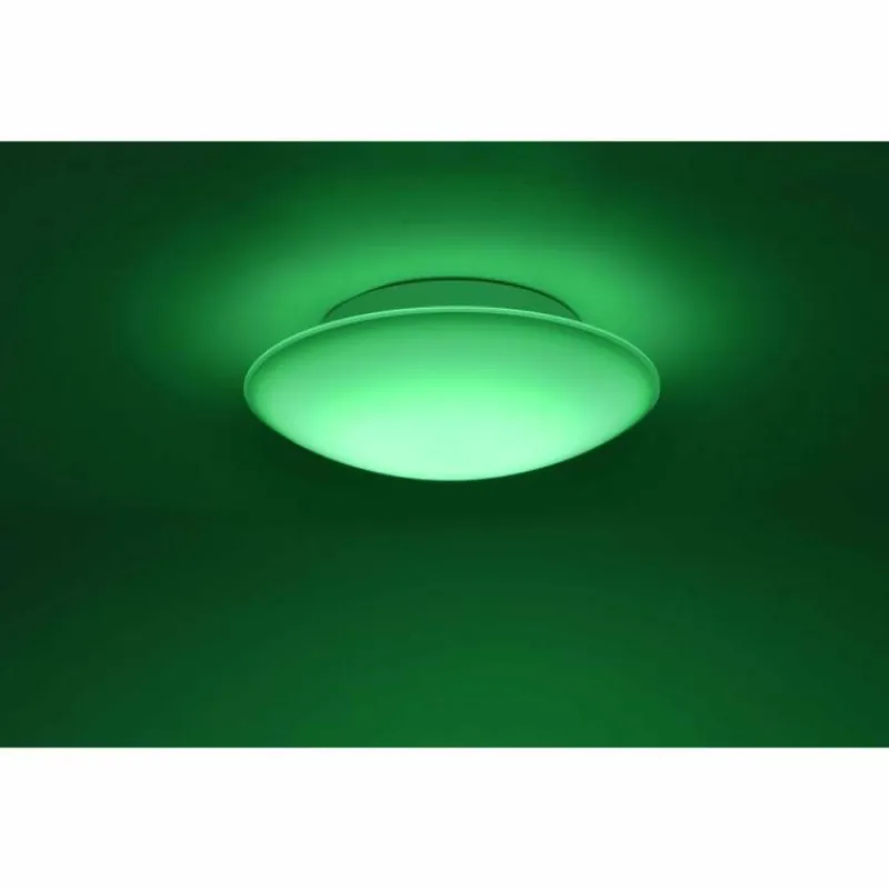 Paul Neuhaus Q-Serie Plafonnier Paul Neuhaus Q-ARKTIS LED Blanc, 1 lumière, Télécommandes, Changeur de couleurs