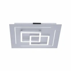 Paul Neuhaus Q-Serie Plafonnier Paul Neuhaus Q-LINEA LED Aluminium, 1 lumière, Télécommandes, Changeur de couleurs