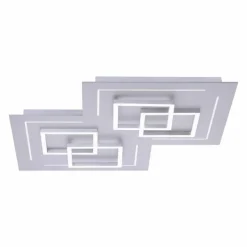 Paul Neuhaus Q-Serie Plafonnier Paul Neuhaus Q-LINEA LED Nickel mat, 8 lumières, Télécommandes