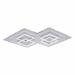 Paul Neuhaus Q-Serie Plafonnier Paul Neuhaus Q-LINEA LED Nickel mat, 8 lumières, Télécommandes