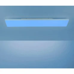 Paul Neuhaus Q-Serie Plafonnier Paul Neuhaus Q-FLAG LED Blanc, 1 lumière, Télécommandes, Changeur de couleurs