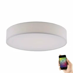 Paul Neuhaus Q-Serie Plafonnier Paul Neuhaus Q-KIARA LED Blanc, 1 lumière, Télécommandes