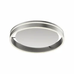 Paul Neuhaus Q-Serie Plafonnier Paul Neuhaus Q-VITO LED Acier inoxydable, 1 lumière, Télécommandes