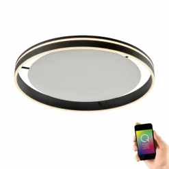 Paul Neuhaus Q-Serie Plafonnier Paul Neuhaus Q-VITO LED Anthracite, 1 lumière, Télécommandes