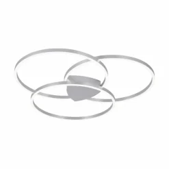 Paul Neuhaus Q-Serie Plafonnier Paul Neuhaus Q-KATE LED Argenté, 3 lumières, Télécommandes