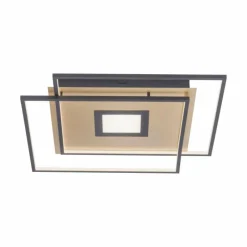 Paul Neuhaus Q-Serie Plafonnier Paul Neuhaus Q-AMIRA LED Noir, 1 lumière, Télécommandes