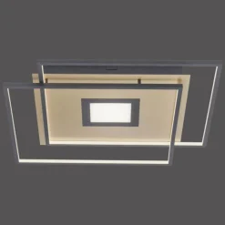 Paul Neuhaus Q-Serie Plafonnier Paul Neuhaus Q-AMIRA LED Noir, 1 lumière, Télécommandes