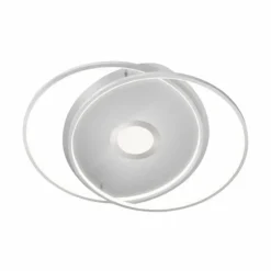 Paul Neuhaus Q-Serie Plafonnier Paul Neuhaus Q-AMIRA LED Acier brossé, 1 lumière, Télécommandes