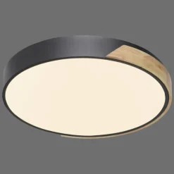 Paul Neuhaus Q-Serie Plafonnier Paul Neuhaus Q-BILA LED Écru, Noir, 1 lumière, Télécommandes