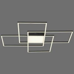 Paul Neuhaus Q-Serie Plafonnier Paul Neuhaus Q-ASMIN LED Noir, 1 lumière, Télécommandes