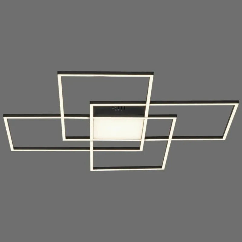 Paul Neuhaus Q-Serie Plafonnier Paul Neuhaus Q-ASMIN LED Noir, 1 lumière, Télécommandes