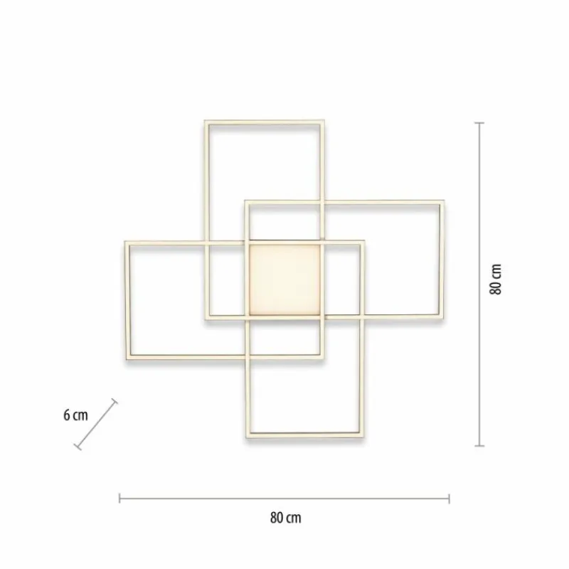 Paul Neuhaus Q-Serie Plafonnier Paul Neuhaus Q-ASMIN LED Noir, 1 lumière, Télécommandes