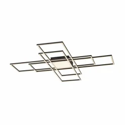 Paul Neuhaus Q-Serie Plafonnier Paul Neuhaus Q-ASMIN LED Noir, 2 lumières, Télécommandes