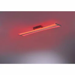 Paul Neuhaus Q-Serie Plafonnier Paul Neuhaus Q-Riller LED Chrome, 2 lumières, Télécommandes, Changeur de couleurs