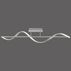 Paul Neuhaus Q-Serie Plafonnier Paul Neuhaus QSWING LED Argenté, 1 lumière, Télécommandes* Éclairage Led