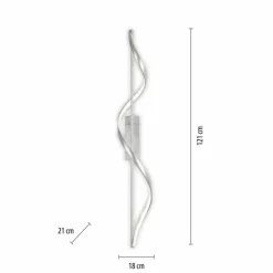 Paul Neuhaus Q-Serie Plafonnier Paul Neuhaus QSWING LED Argenté, 1 lumière, Télécommandes* Éclairage Led