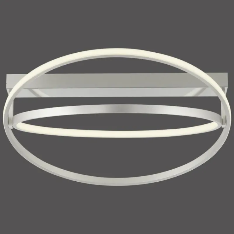 Paul Neuhaus Q-Serie Plafonnier Paul Neuhaus Q-BELUGA LED Argenté, 1 lumière, Télécommandes