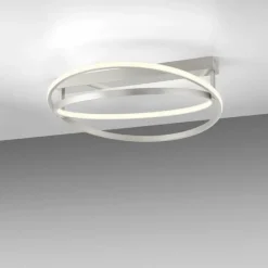 Paul Neuhaus Q-Serie Plafonnier Paul Neuhaus Q-BELUGA LED Argenté, 1 lumière, Télécommandes