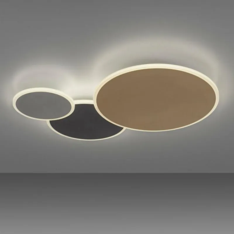 Paul Neuhaus Q-Serie Plafonnier Paul Neuhaus Q-PIATO LED Blanc, 1 lumière, Télécommandes