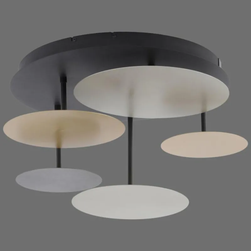 Paul Neuhaus Q-Serie Plafonnier Paul Neuhaus Q-PIATO LED Blanc, 1 lumière, Télécommandes