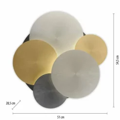 Paul Neuhaus Q-Serie Plafonnier Paul Neuhaus Q-PIATO LED Blanc, 1 lumière, Télécommandes