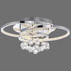 Luminaires Paul Neuhaus Plafonnier Paul Neuhaus ROTAZO LED Argenté, 1 lumière