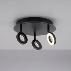 Luminaires Paul Neuhaus Plafonnier Paul Neuhaus SILEDA Anthracite, 3 lumières* Spots Et Projecteurs