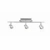 Luminaires Paul Neuhaus Plafonnier Paul Neuhaus SILEDA Aluminium, 3 lumières* Éclairage Led