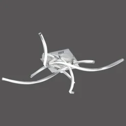 Luminaires Paul Neuhaus Plafonnier Paul Neuhaus Wellington LED Aluminium, 4 lumières* Éclairage Led