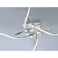 Luminaires Paul Neuhaus Plafonnier Paul Neuhaus Wellington LED Aluminium, 4 lumières* Éclairage Led