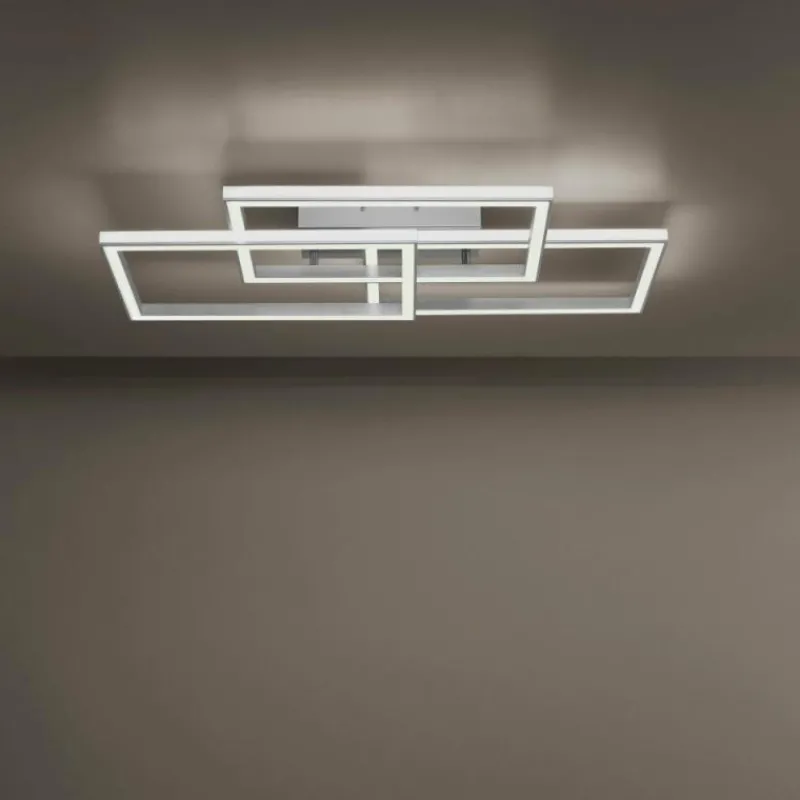Luminaires Paul Neuhaus Plafonnier Paul-Neuhaus HELIX LED Aluminium, 6 lumières, Télécommandes* Éclairage Led