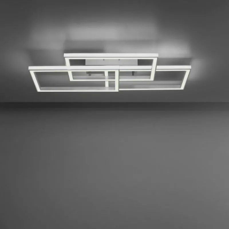 Luminaires Paul Neuhaus Plafonnier Paul-Neuhaus HELIX LED Aluminium, 6 lumières, Télécommandes* Éclairage Led