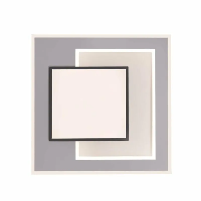 Paul Neuhaus Q-Serie Plafonnier Paul-Neuhaus Q-ALTA LED Noir, 1 lumière, Télécommandes