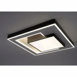 Paul Neuhaus Q-Serie Plafonnier Paul-Neuhaus Q-ALTA LED Noir, 1 lumière, Télécommandes