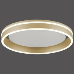 Paul Neuhaus Q-Serie Plafonnier Paul-Neuhaus Q-VITO LED Laiton, 1 lumière, Télécommandes