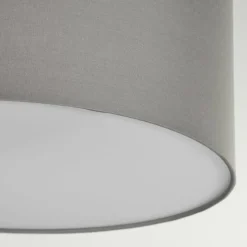 Lampes En Tissu-hofstein Plafonnier Payette Blanc, 6 lumières