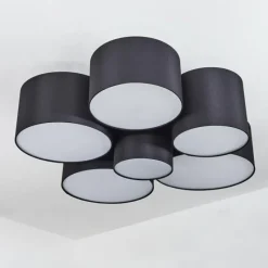 Lampes En Tissu-hofstein Plafonnier Payette Blanc, 6 lumières